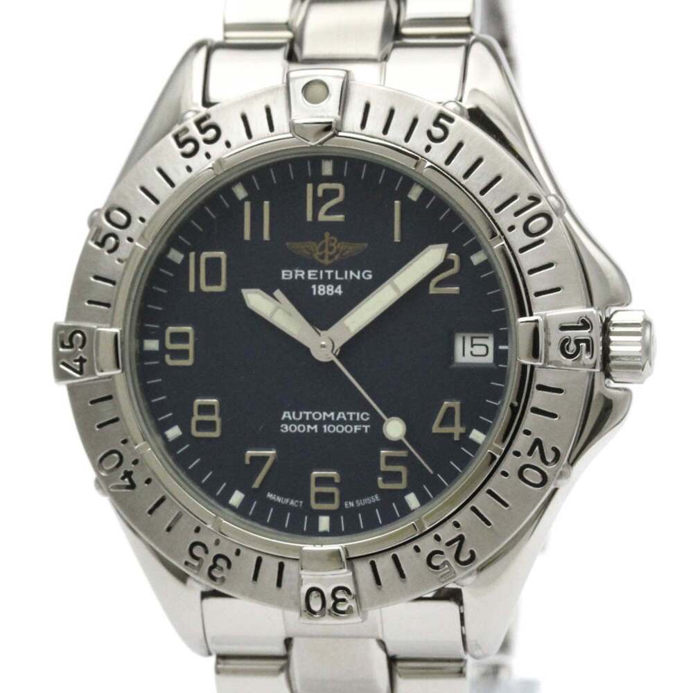 BREITLING Colt  Stainless Steel Automatic Mens Watch A17035 Polished